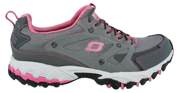 SKECHERS Women's All Road Trail Running Shoes Charcoal/Pink [7.5 B(M) US-Charcoal/Turquoise]