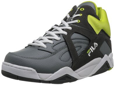 Fila Men's The Cage Basketball Shoe [10.5 D(M) US-White/Peacoat/Chinese Red/Gold]