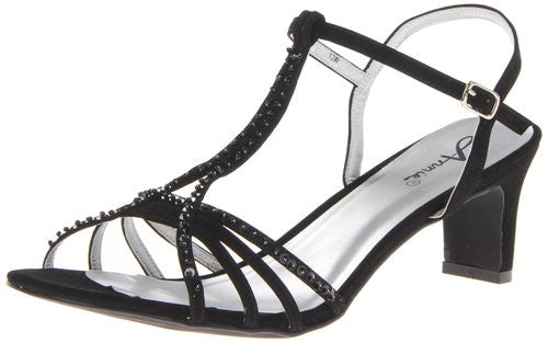 Annie Shoes Women's Monda Dress Sandal [12 C/D US-Silver]