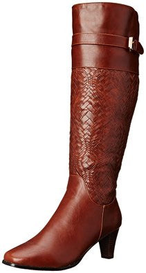Annie Shoes Women's Veronica Snow Boot [11 C/D US-Brown Woven]